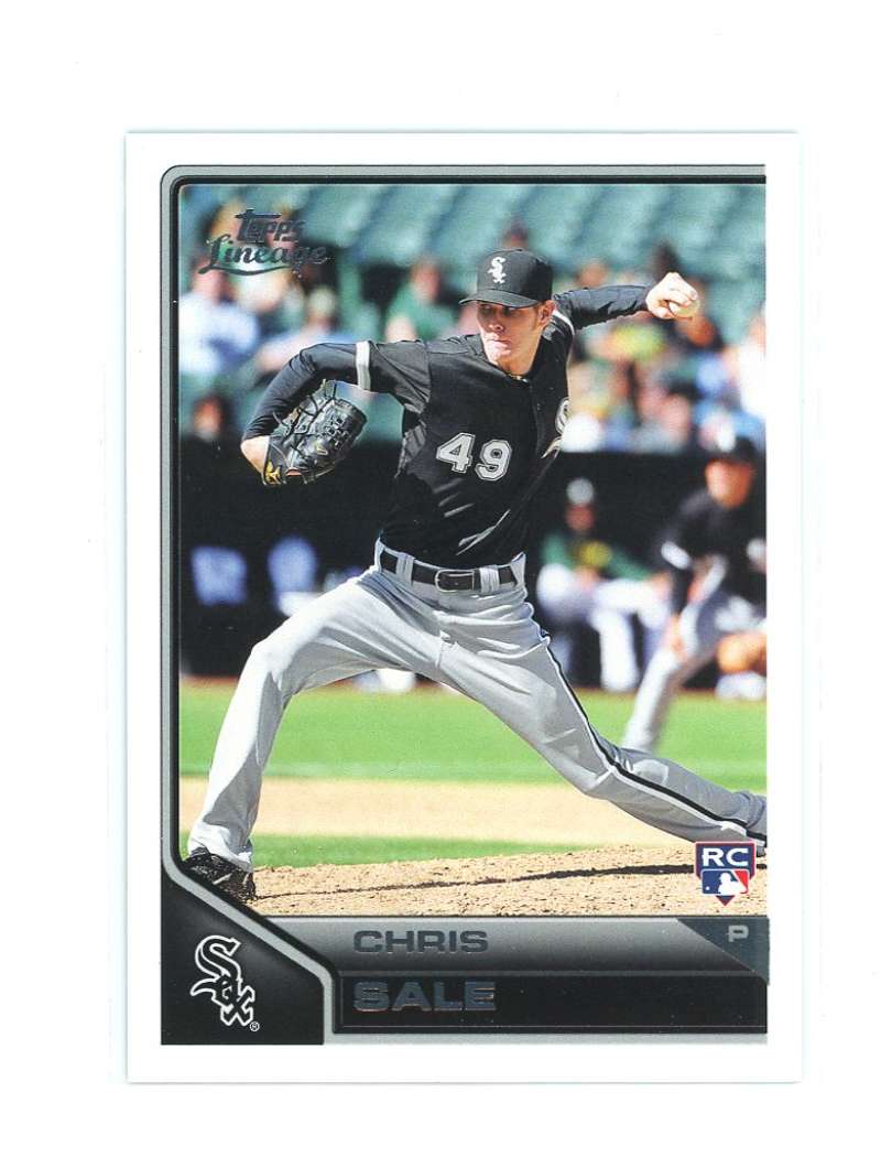 2011 Topps Lineage  29 Chris Sale Rookie Card  Image 1