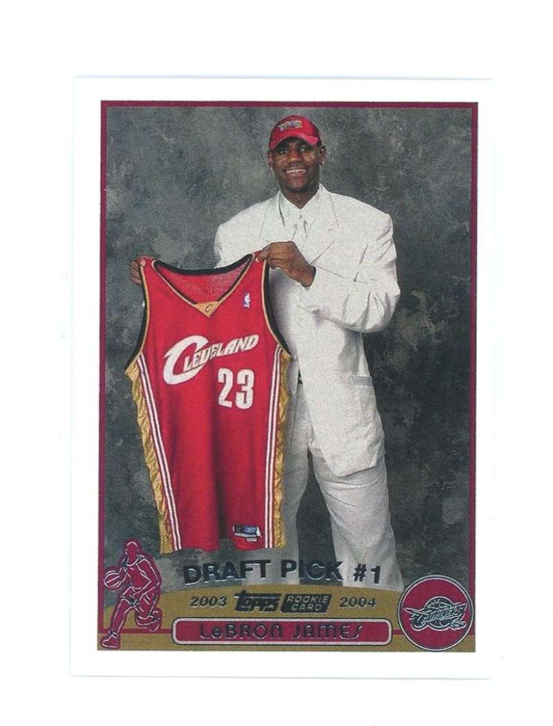 2003-04 Topps Reprint  221 Lebron James Rookie Card  Image 1