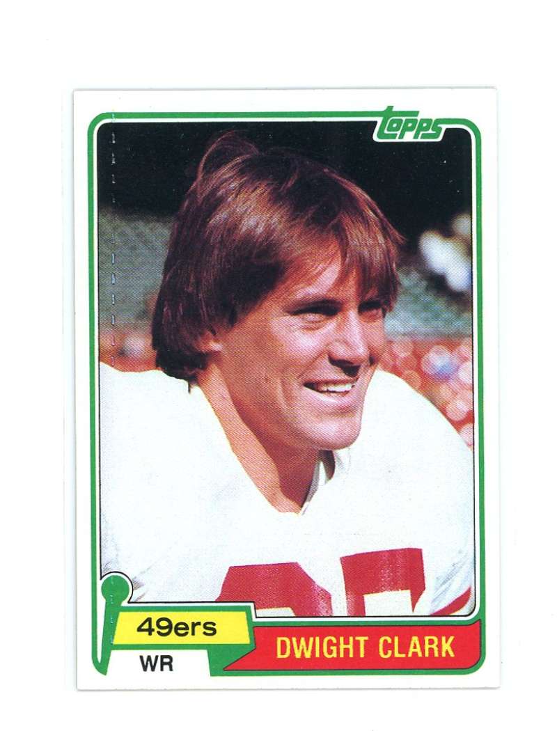 1981 Topps 422 Dwight Clark Rookie Card  Image 1