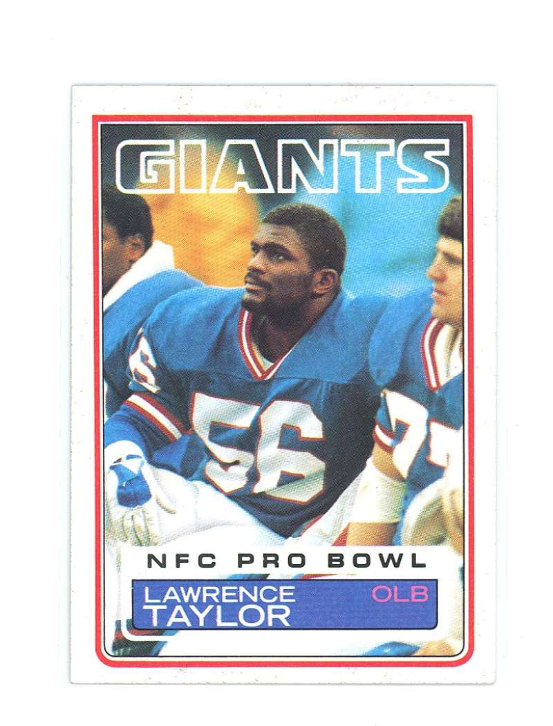 1983 Topps 133 Lawrence Taylor 2nd Year Card Image 1