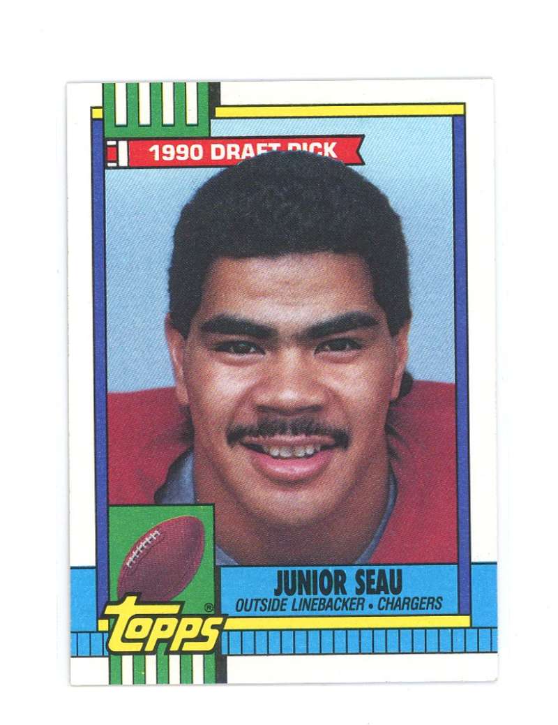 1990 Topps Super Rookie  381 Junior Seau Rookie Card  Image 1