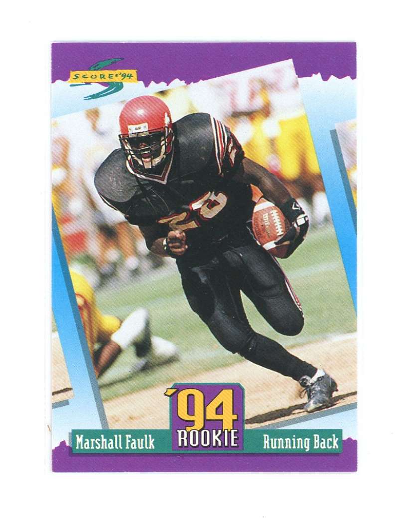 1994 Score 277 Marshall Faulk Rookie Card  Image 1