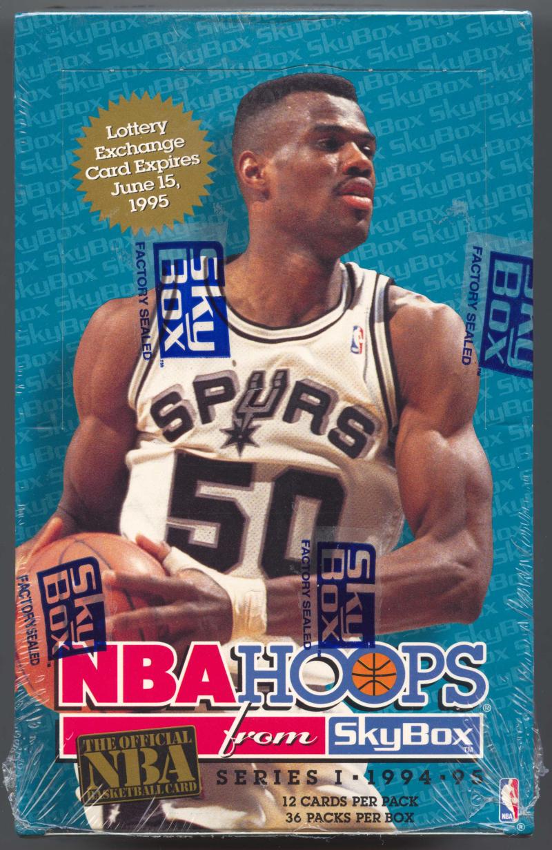 1994-95 SkyBox Hoops Series 1  Basketball Box Image 1
