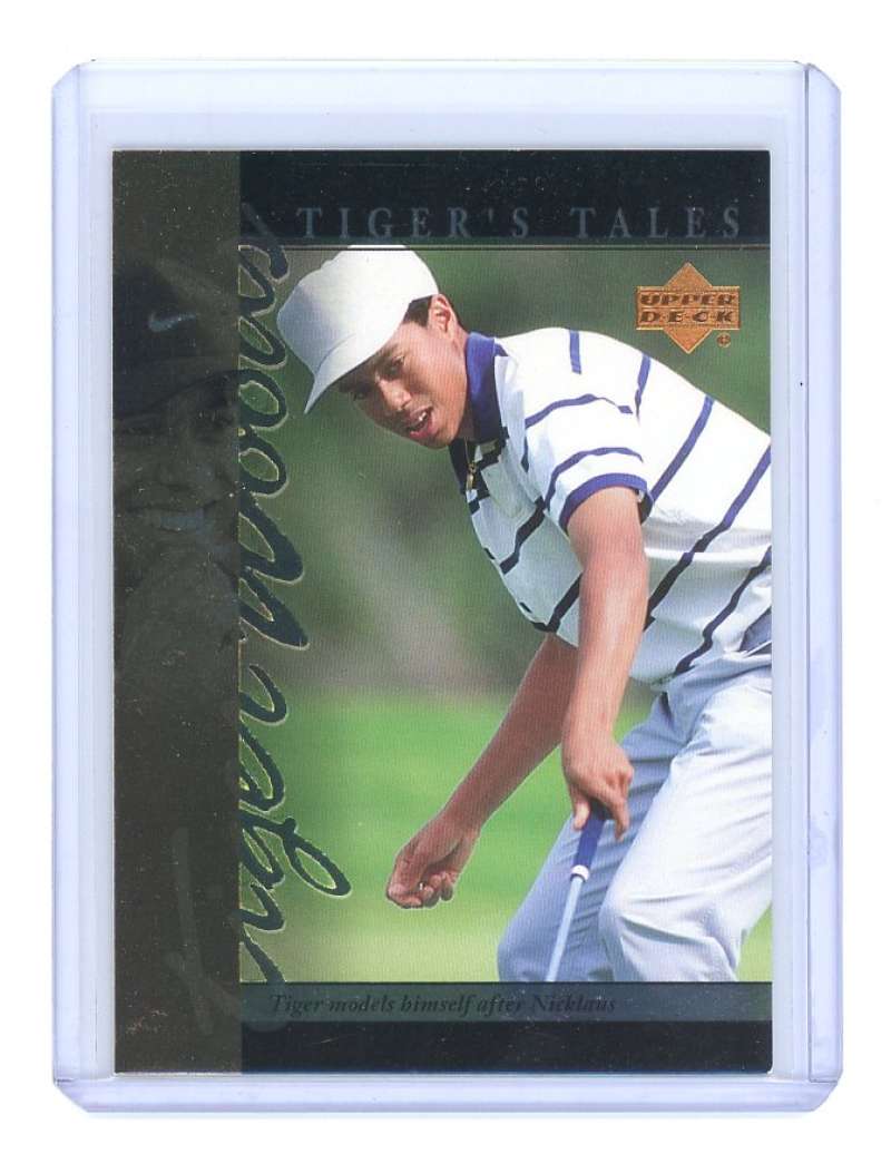 2001 upper deck tiger's tales #TT2 TIGER WOODS rookie card  Image 1