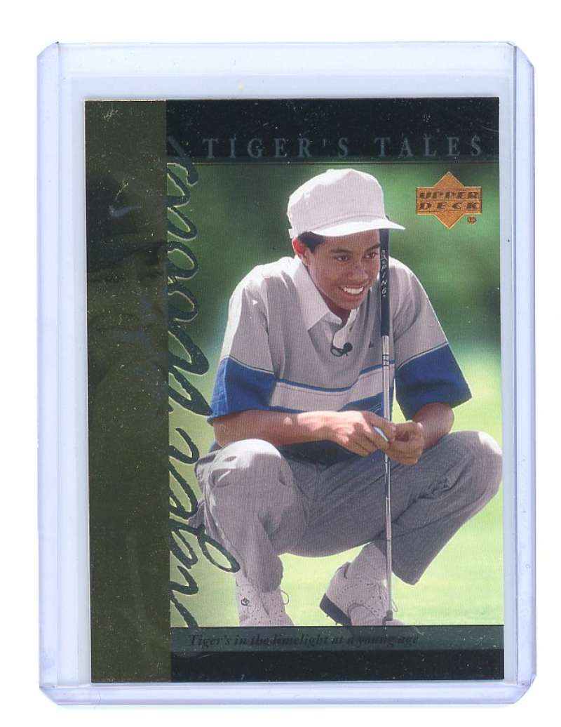 2001 upper deck tiger's tales #TT3 TIGER WOODS rookie card  Image 1