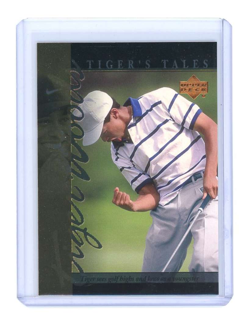 2001 upper deck tiger's tales #TT6 TIGER WOODS rookie card  Image 1