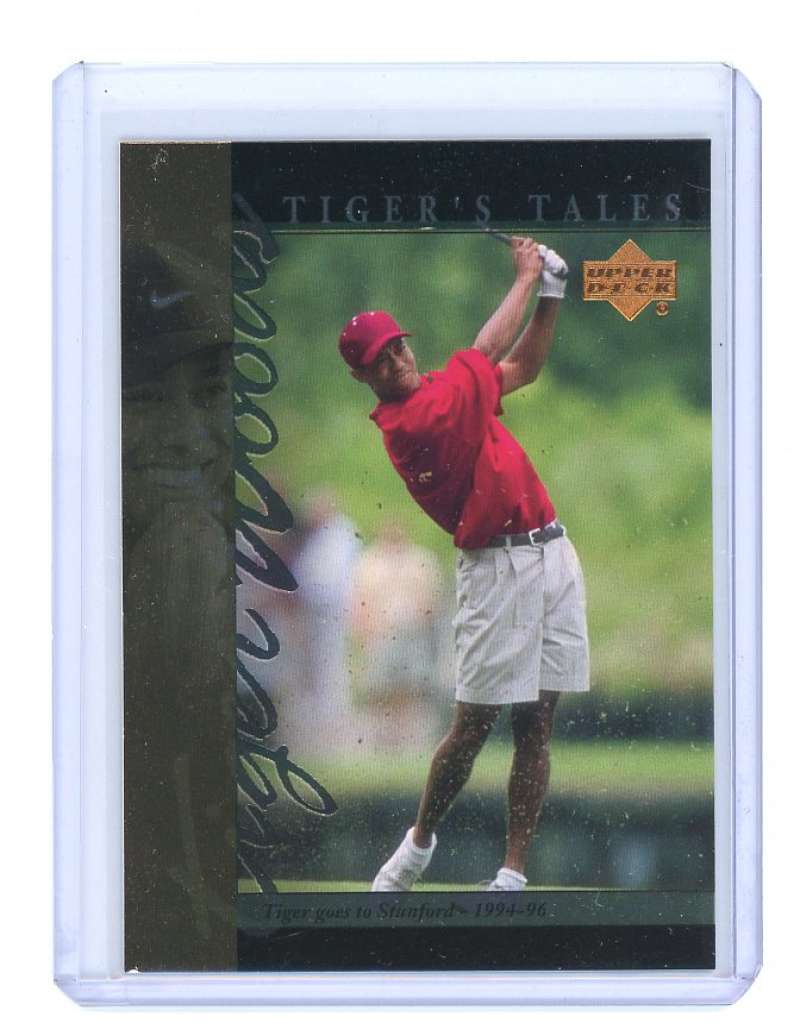 2001 upper deck tiger's tales #TT7 TIGER WOODS rookie card  Image 1