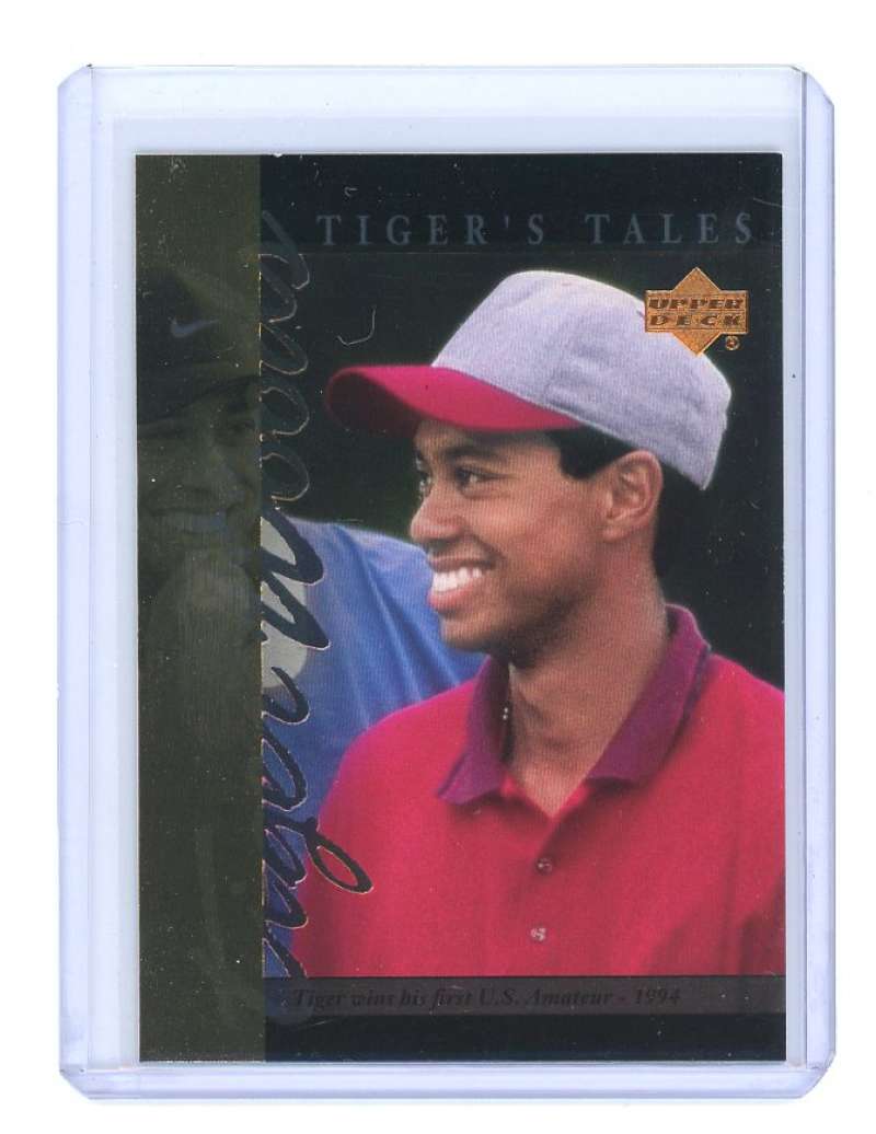 2001 upper deck tiger's tales #TT9 TIGER WOODS rookie card  Image 1