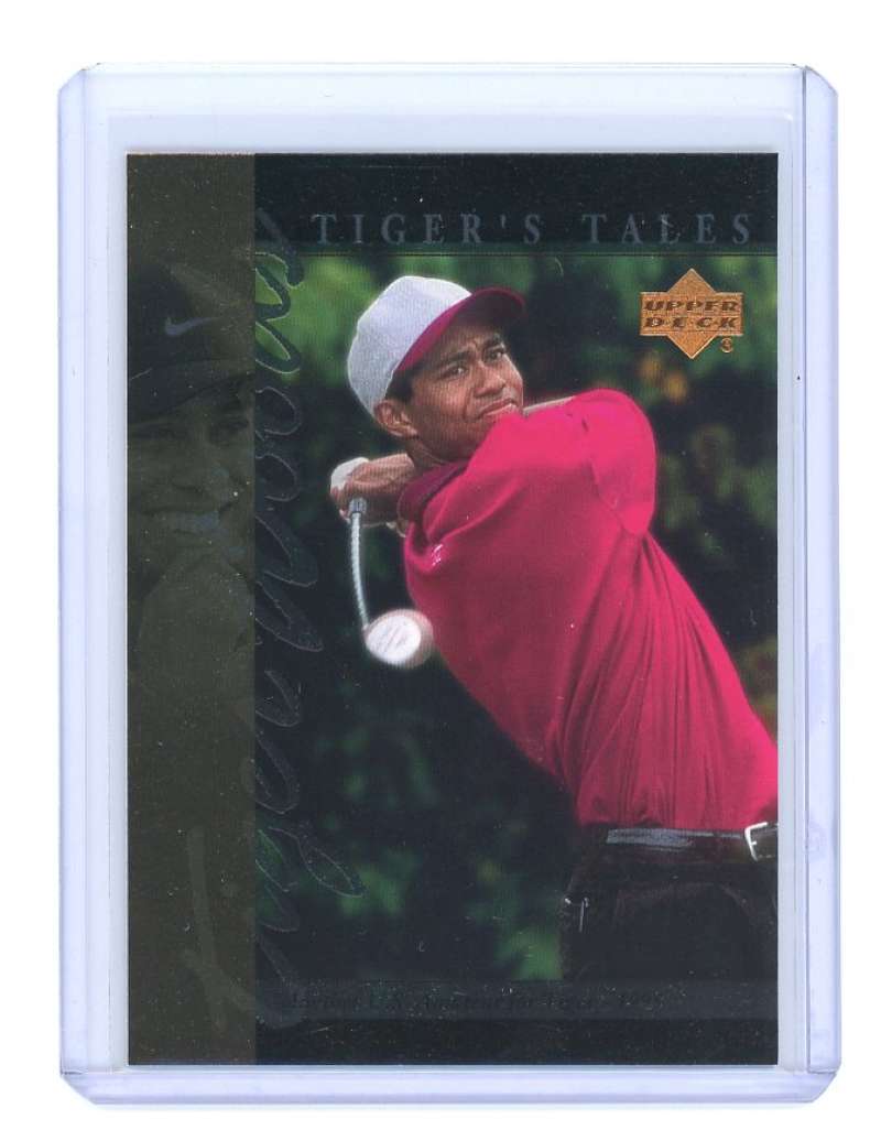 2001 upper deck tiger's tales #TT10 TIGER WOODS rookie card  Image 1