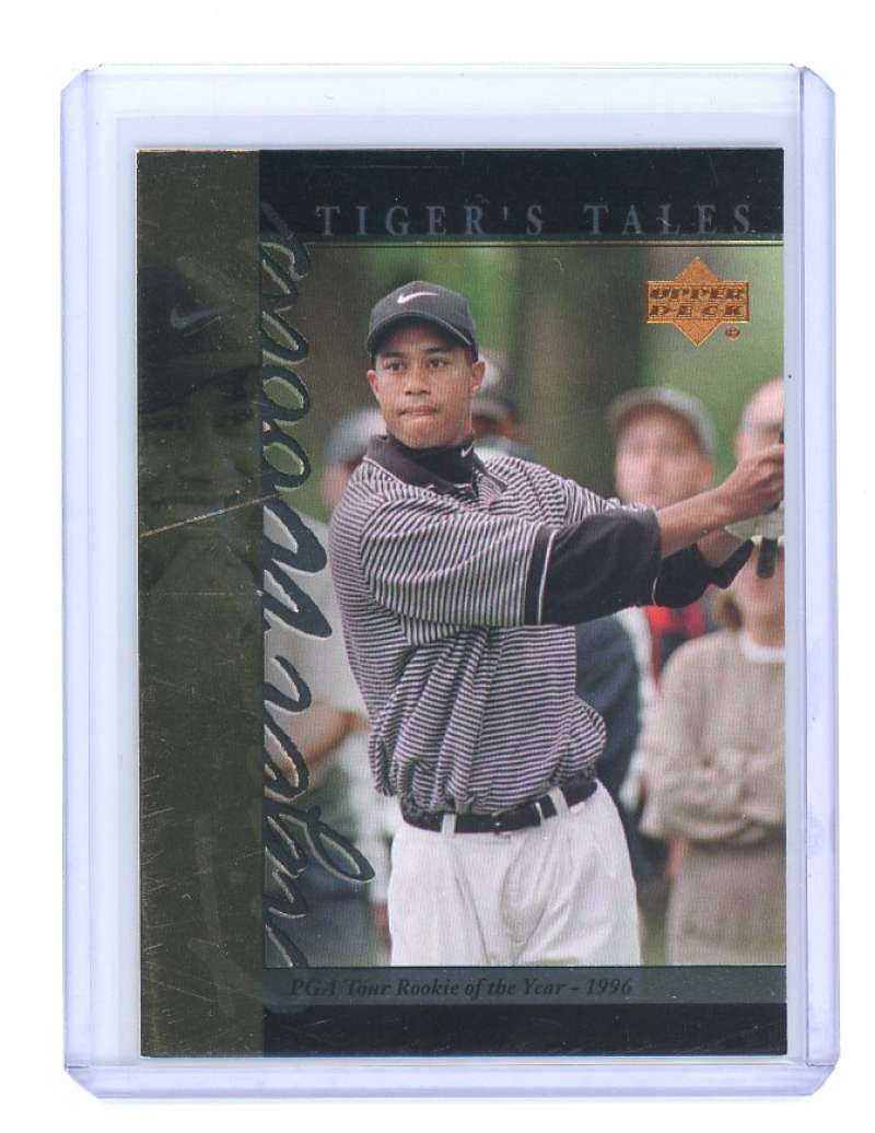 2001 upper deck tiger's tales #TT14 TIGER WOODS rookie card  Image 1