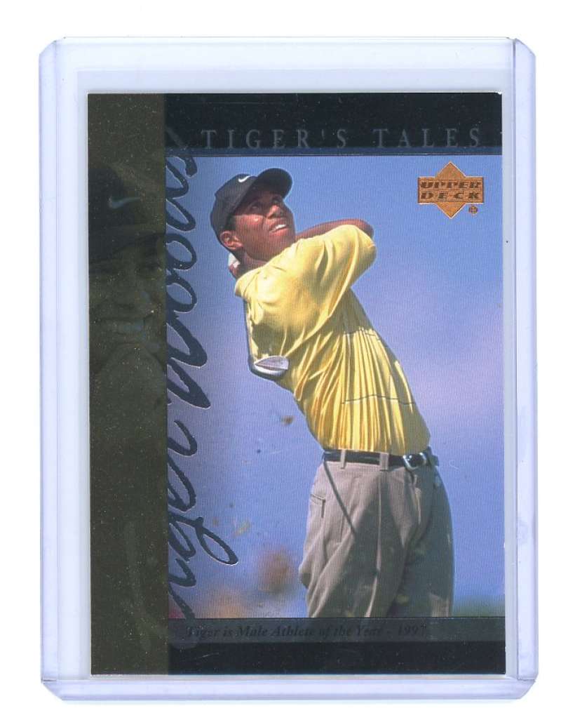 2001 upper deck tiger's tales #TT16 TIGER WOODS rookie card  Image 1