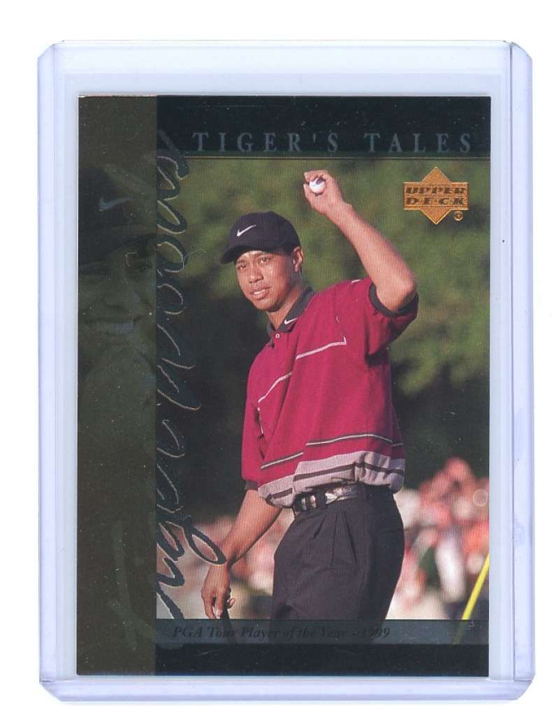 2001 upper deck tiger's tales #TT18 TIGER WOODS rookie card  Image 1