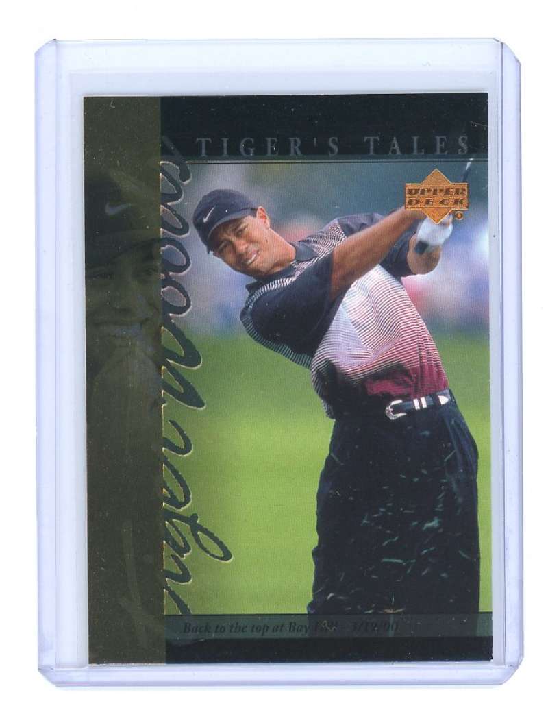 2001 upper deck tiger's tales #TT23 TIGER WOODS rookie card  Image 1