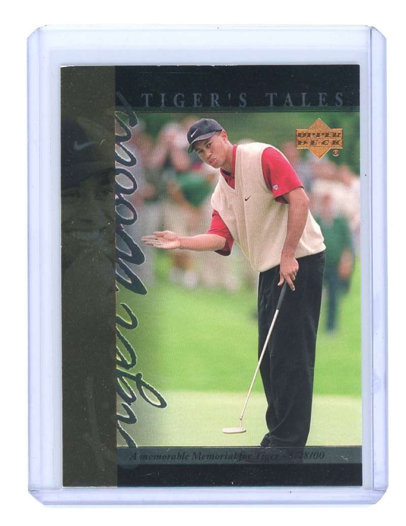 2001 upper deck tiger's tales #TT24 TIGER WOODS rookie card  Image 1
