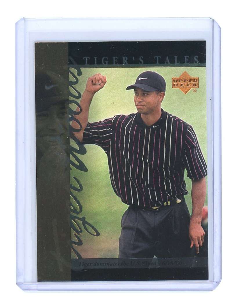 2001 upper deck tiger's tales #TT25 TIGER WOODS rookie card  Image 1