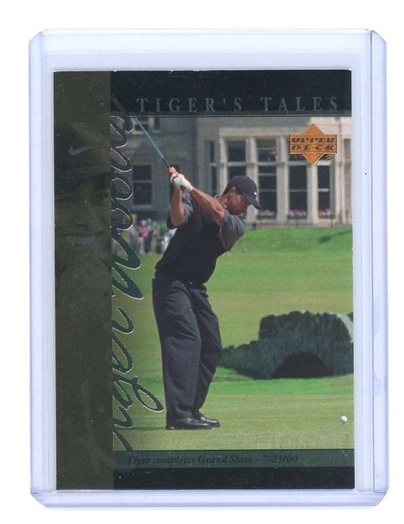 2001 upper deck tiger's tales #TT26 TIGER WOODS rookie card  Image 1