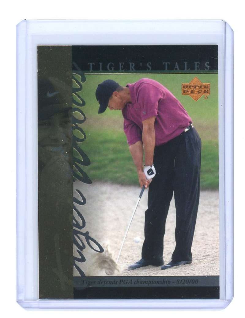 2001 upper deck tiger's tales #TT27 TIGER WOODS rookie card  Image 1