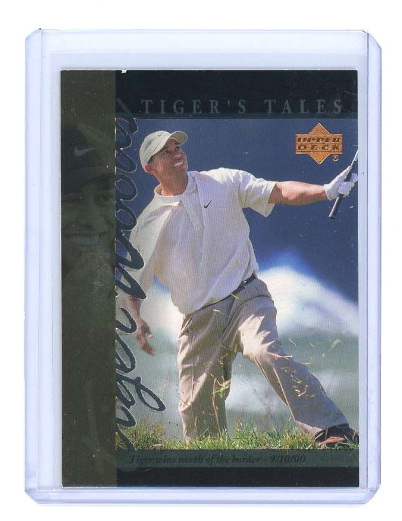 2001 upper deck tiger's tales #TT29 TIGER WOODS rookie card  Image 1