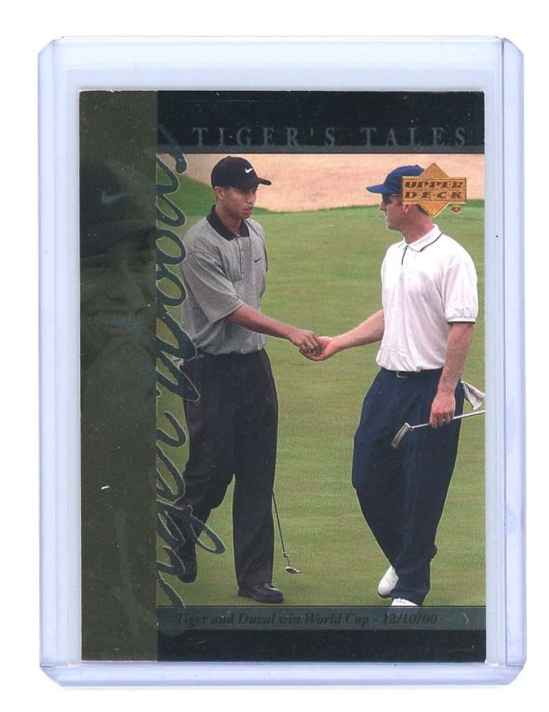 2001 upper deck tiger's tales #TT30 TIGER WOODS rookie card  Image 1