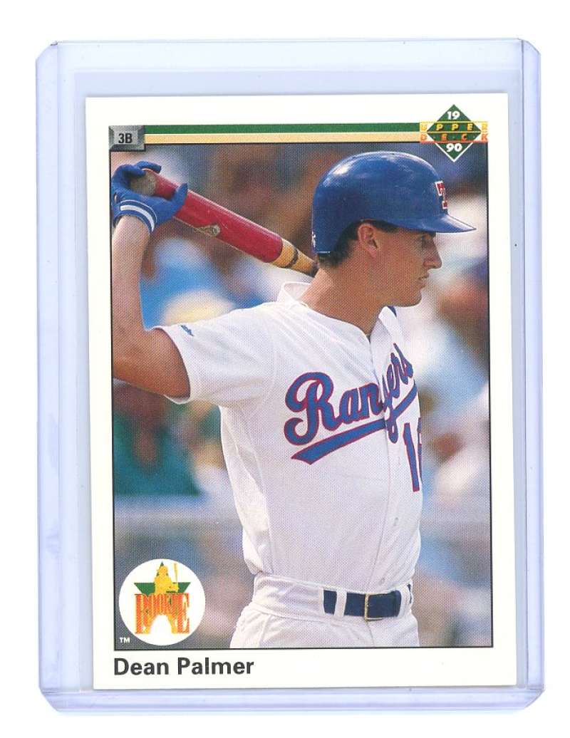 1990 upper deck #74 DEAN PALMER texas rangers rookie card- Image 1