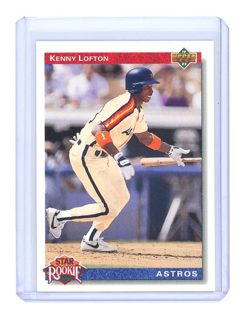 1992 upper deck #25 KENNY LOFTON houston astros rookie card- Image 1