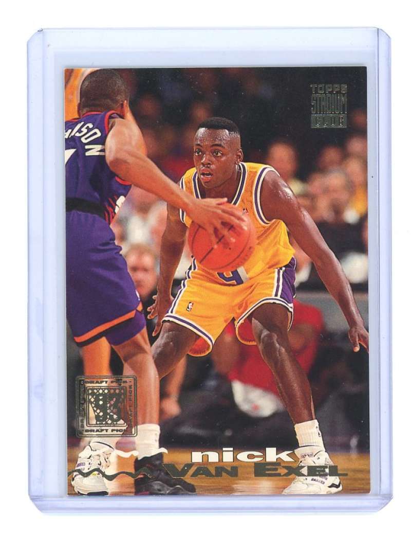 1993-94 topps stadium #281 NICK VAN EXEL los angeles lakers rookie card- Image 1