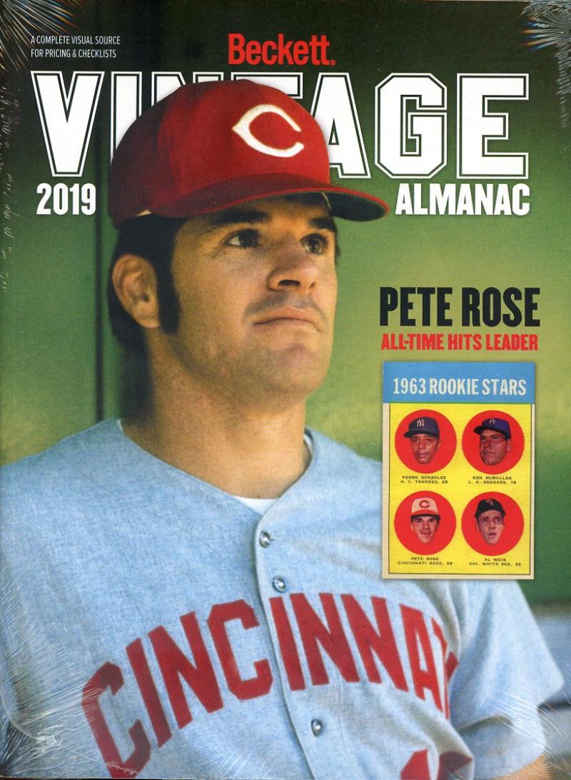 2019 Beckett Vintage Almanac Price Guide Magazine 5th Edition Reds' Pete Rose Image 1