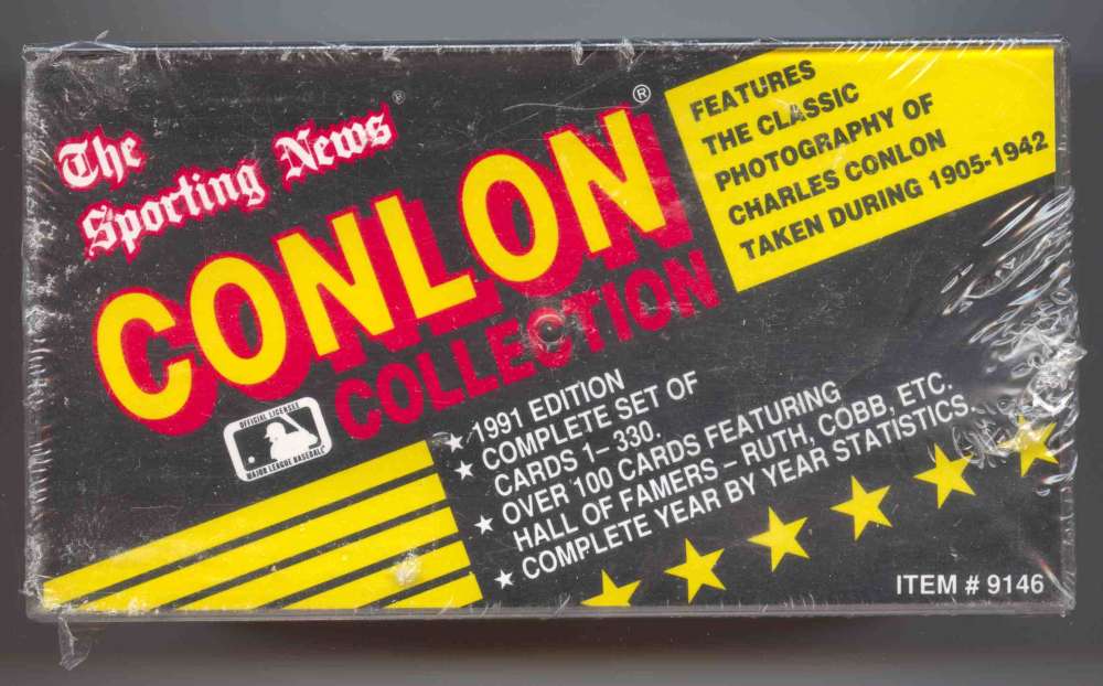 1991 Mega Cards The Sporting News Conlon Collection Baseball Set Image 1