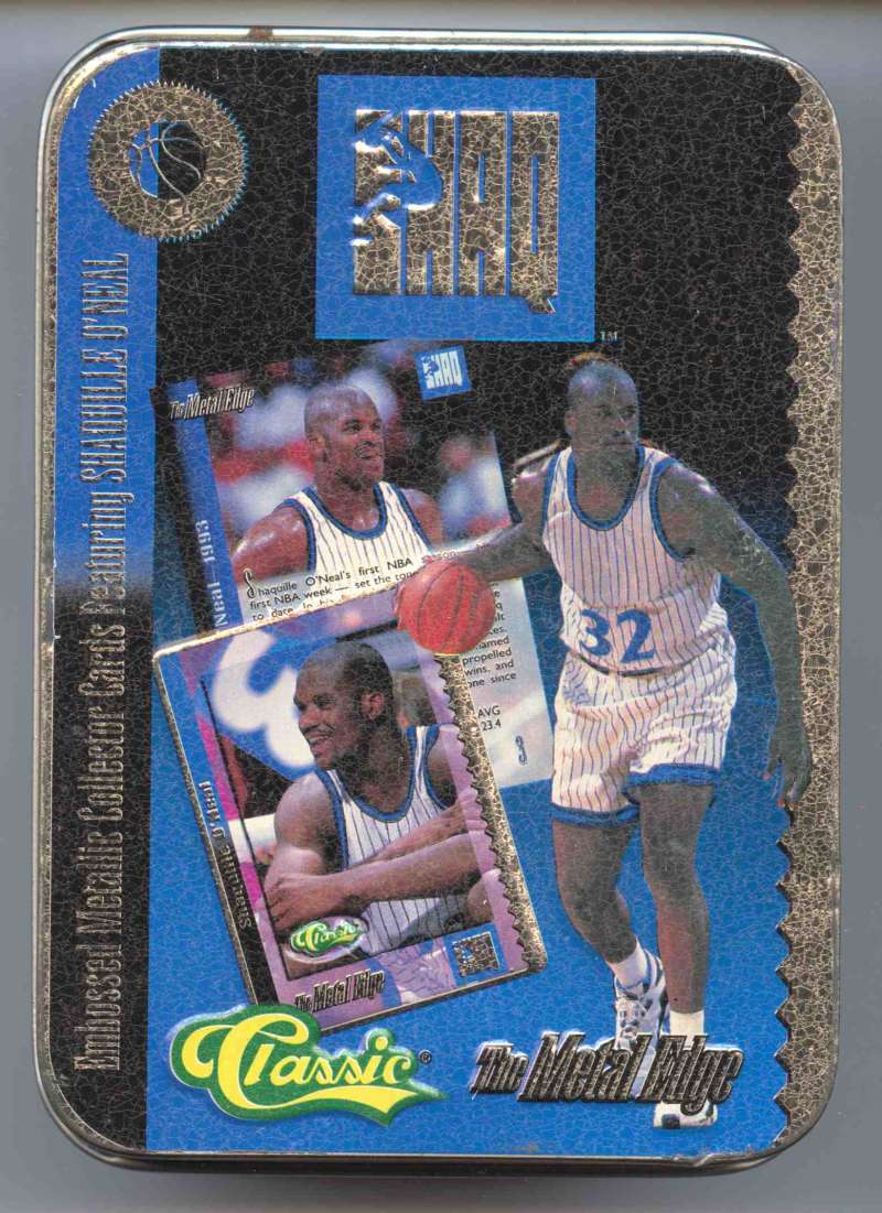 1993-94 Classic The Metal Edge (Shaq) Tin Basketball Set Image 1