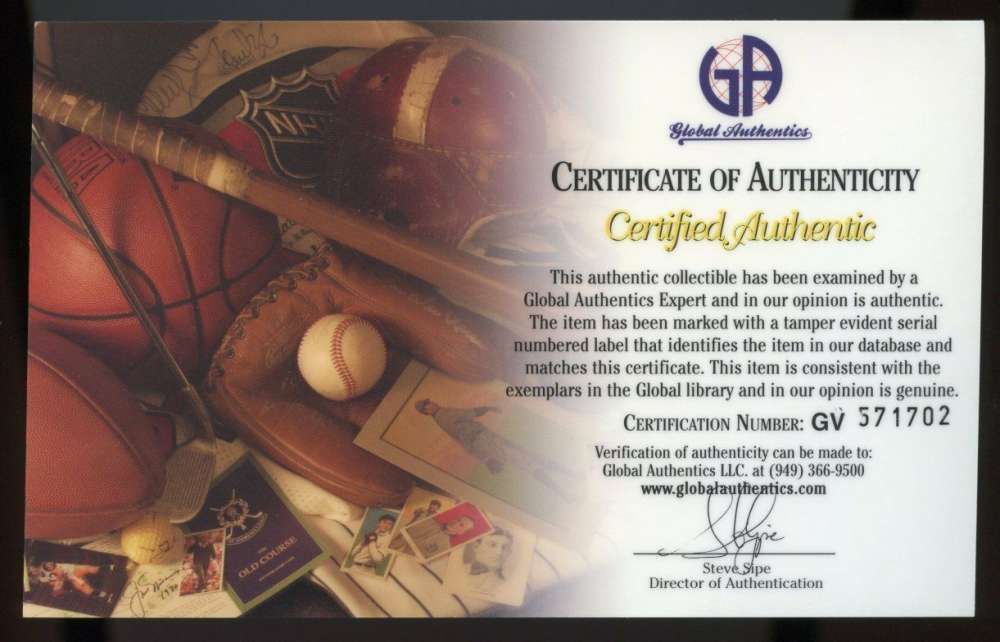 Hanley Ramirez Marlins MLB Jersey Autograph Signature GAI Certificate Image 4