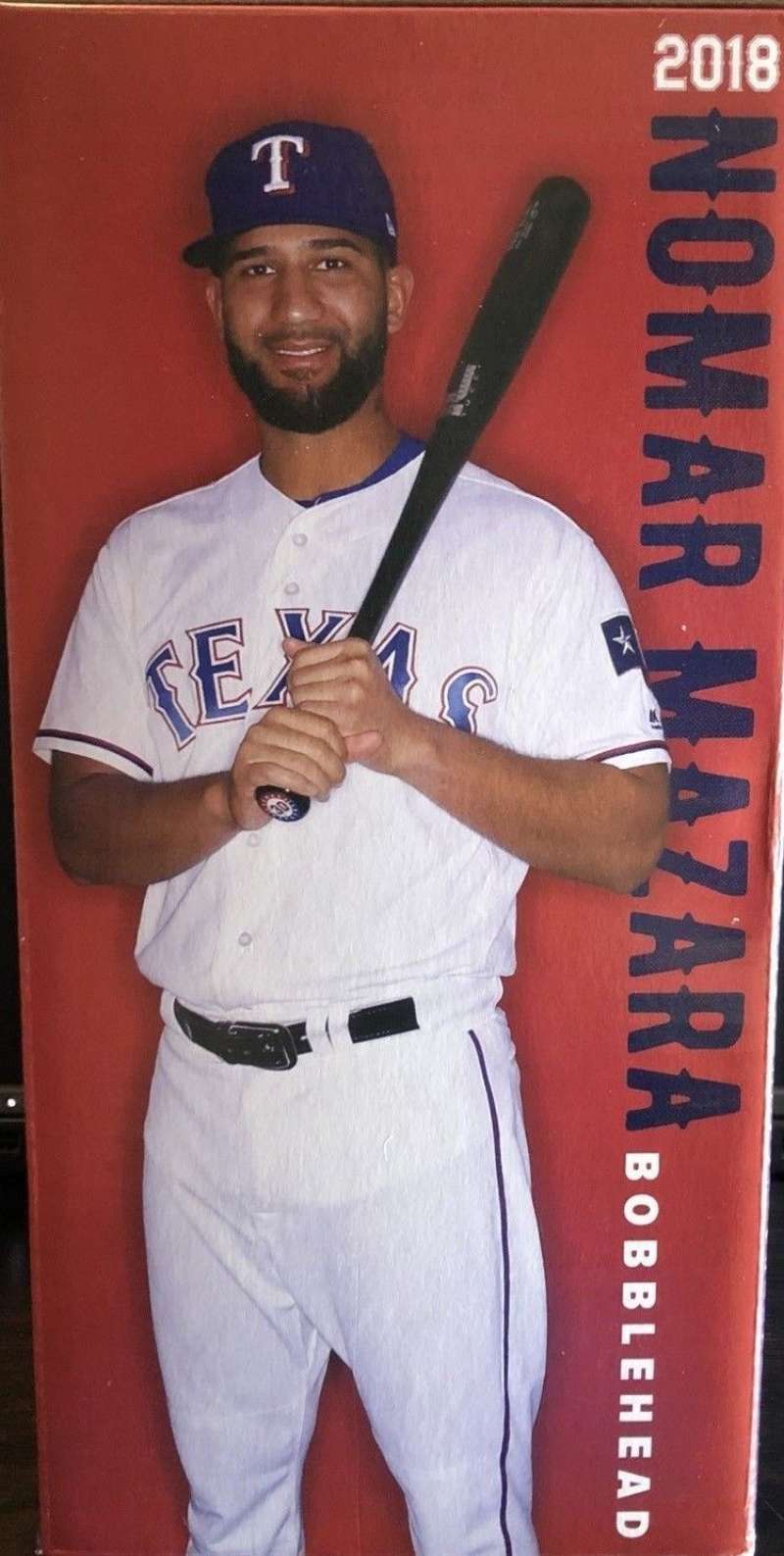 Nomar Mazara Bobblehead Texas Rangers SGA 8/18/2018 Image 2