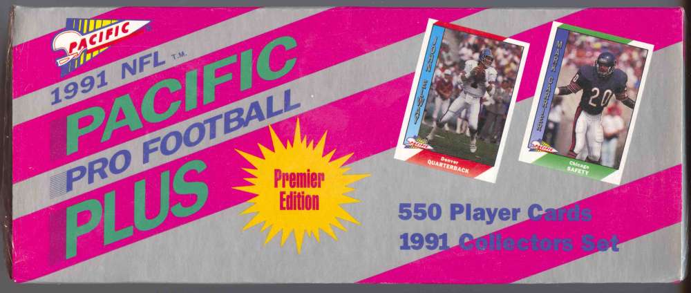 1991 Pacific Plus Premier Edition Football Set Image 1