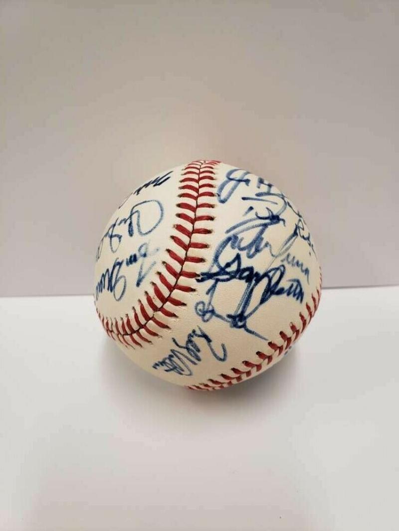 1989 Nolan Ryan, Kevin Brown Signature Autograph Texas Rangers BAS LOA Team Ball Image 3