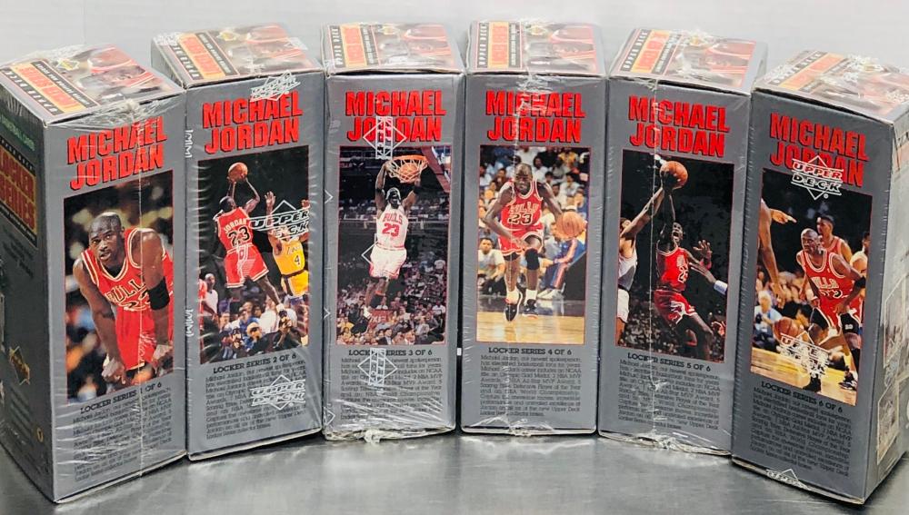 1991-92 Upper Deck Michael Jordan Locker Series 1 - 6 sealed Set Image 2