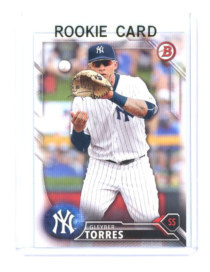 2016 Bowman Draft #BD160 Gleyber Torres New York Yankees Rookie Card –