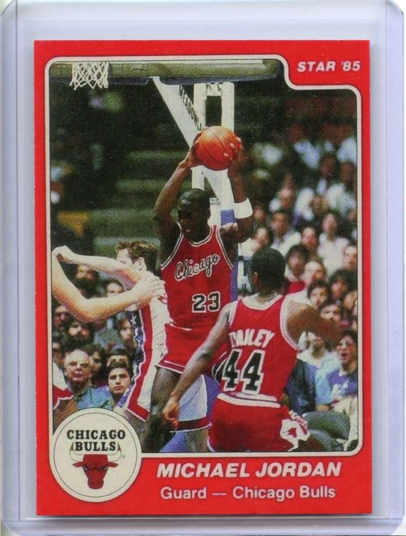 Michael Jordan Rookie Card 1984-85 Star XRC Reprint #101 Chicago Bulls Image 1
