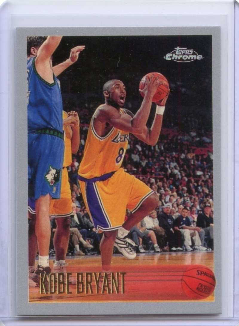 Kobe Bryant Rookie Card 1996-97 Topps Chrome Reprint #138 Los Angeles Lakers Image 1