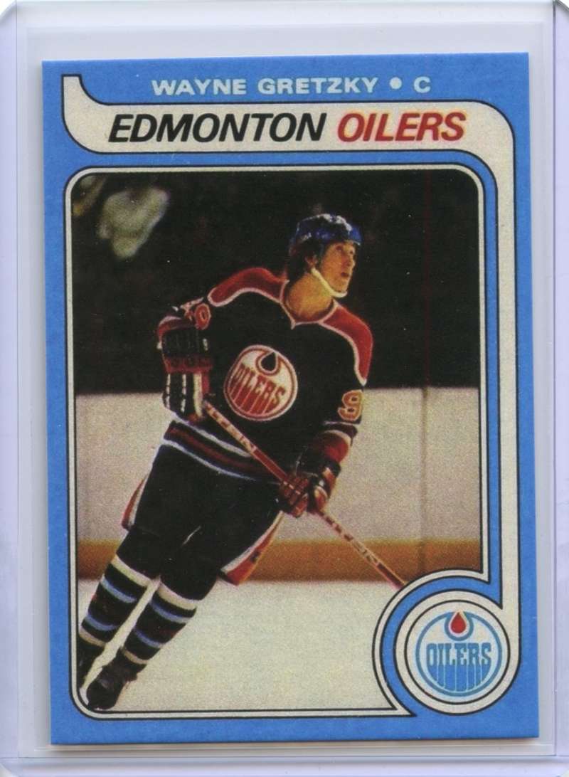 Wayne Gretzky Card 1979-80 O-Pee-Chee Reprint #18 Edmonton Oilers Image 1