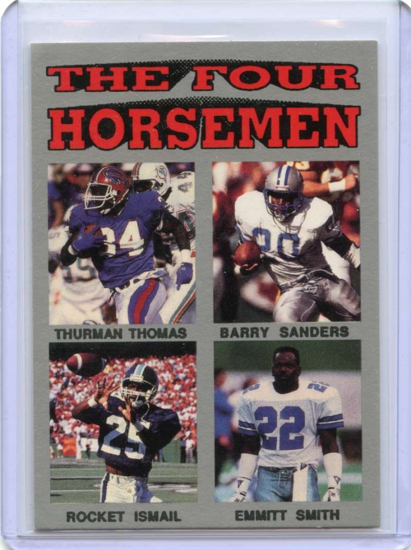 Thomas Sanders Ismail Smith Card 1990 The Four Horsemen Reprint #NNO Image 1