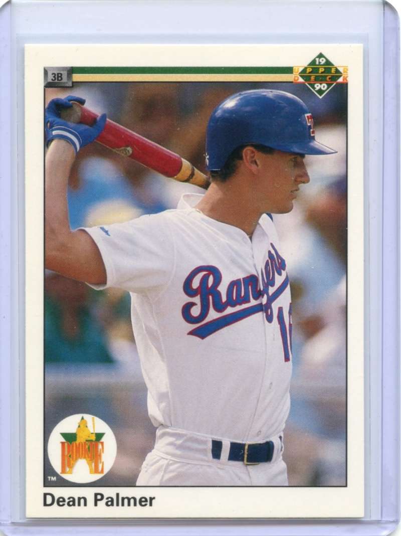 Dean Palmer Rookie Card 1990 Upper Deck #74 Texas Rangers Image 1