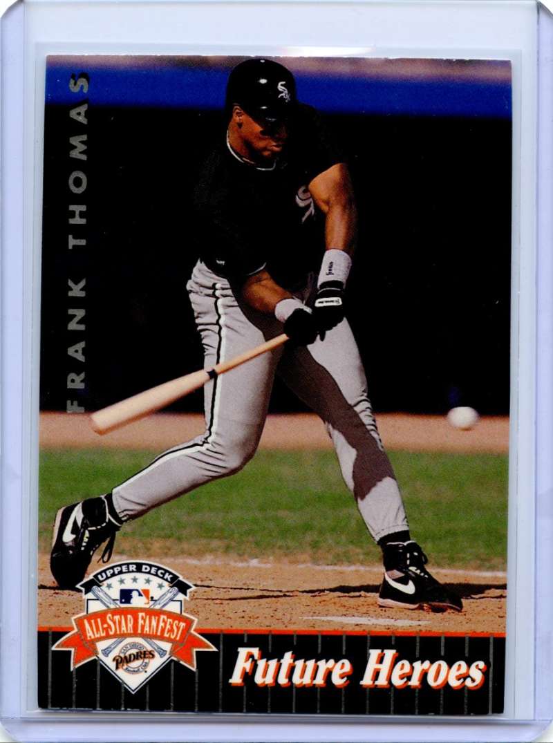 Frank Thomas Card 1992 Upper Deck All Star Fan Fest Future #10 Chicago White Sox Image 1