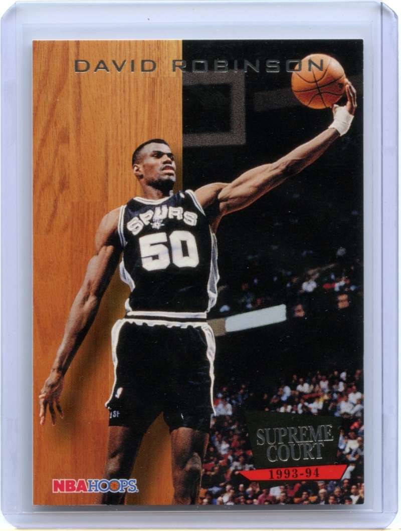 David Robinson Card 1993-94 Hoops Supreme Court #SC2 San Antonio Spurs Image 1