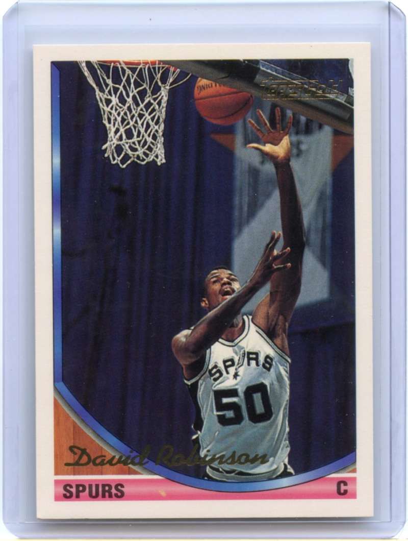 David Robinson Card 1993-94 Topps Gold #228 San Antonio Spurs Image 1
