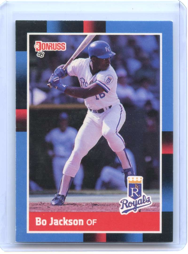 Bo Jackson Card 1988 Donruss 2nd Year #220 Kansas City Royals Image 1