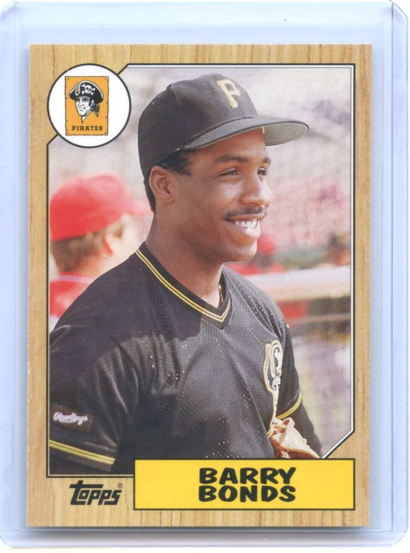 Barry Bonds Rookie Card 1987 Topps #320