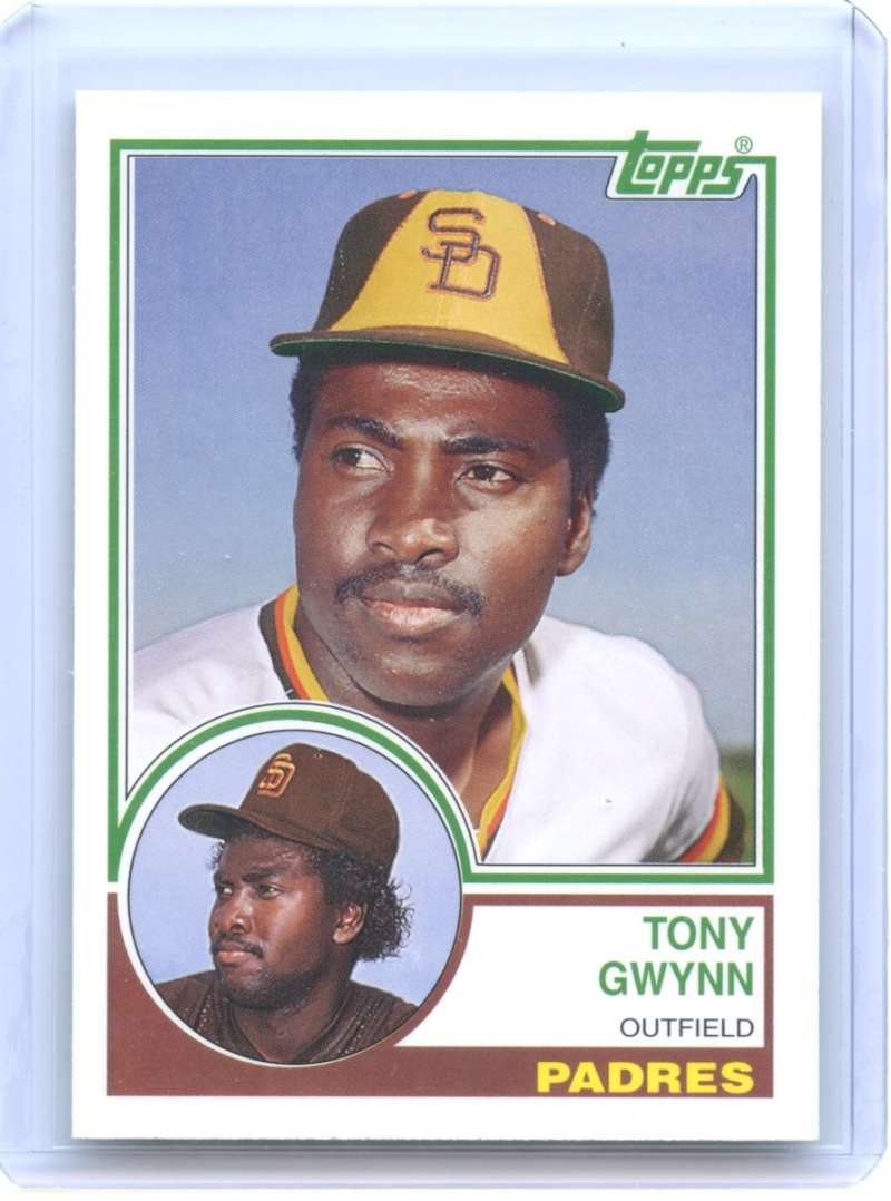 Tony Gwynn Reprint Card 2006 Topps 1983 #482 San Diego Padres Image 1