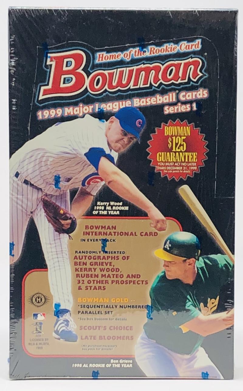 1999 Bowman Series 1 Baseball Hobby Box Image 1