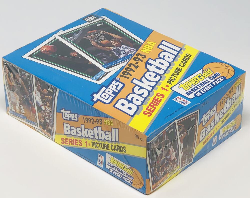 1992-93 Topps Series 1 Basketball Box Image 1
