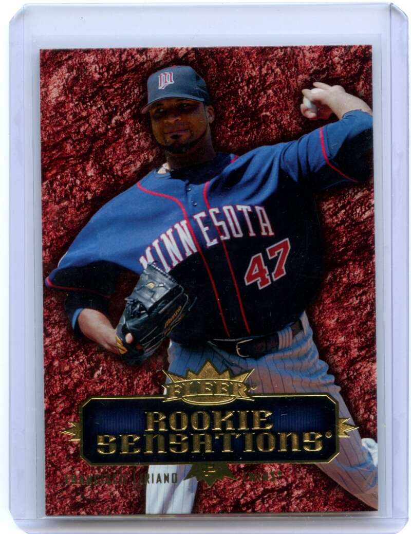 Francisco Liriano Rookie Card 2007 Fleer Sensations #FL Minnesota Twins Image 1