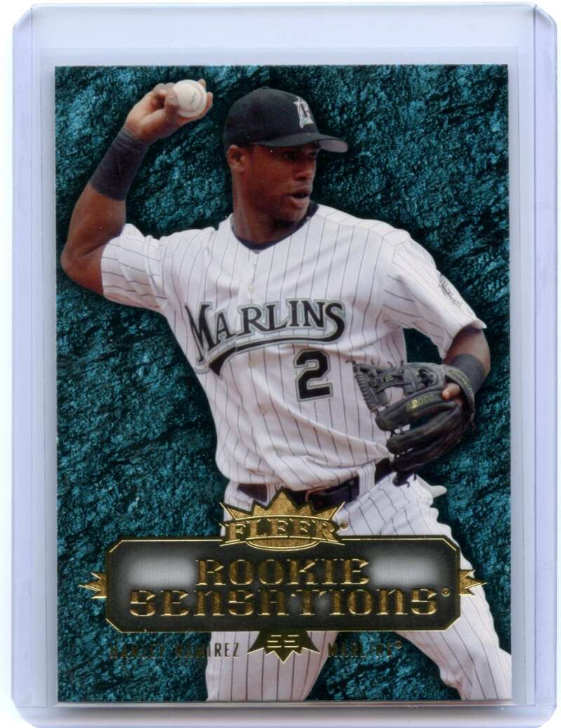 Hanley Ramirez Rookie Card 2007 Fleer Sensations #HR Florida Marlins Image 1